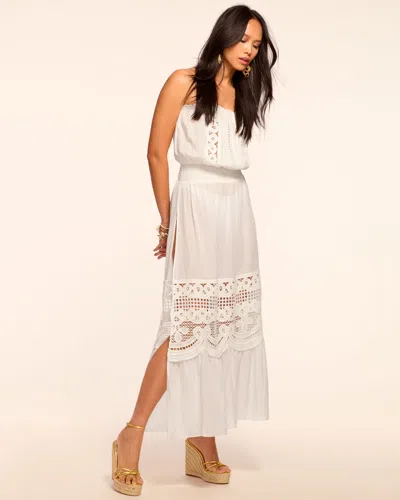Ramy Brook Cambridge Strapless Coverup Maxi Dress In White