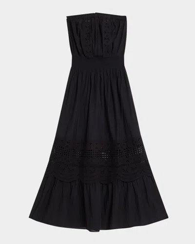 Ramy Brook Cambridge Strapless Maxi Dress In Black