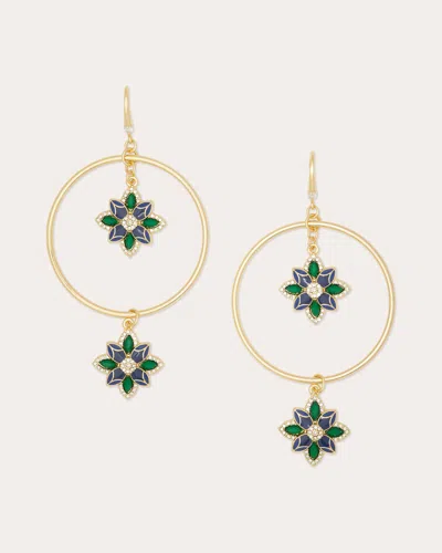 Ramy Brook Camila Flower Charm Earrings In Multi