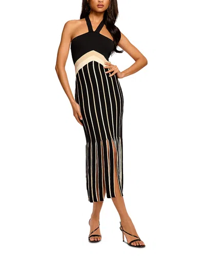 Ramy Brook Campbell Dress In Black Combo