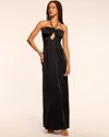 Ramy Brook Camryn Jersey Embellished Halter Gown