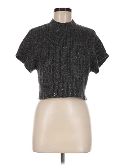 Pre-owned Ramy Brook Cardigan Sweater In Gray