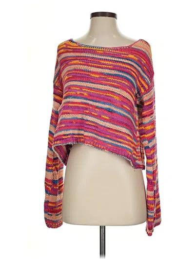 Pre-owned Ramy Brook Cardigan Sweater In Pink