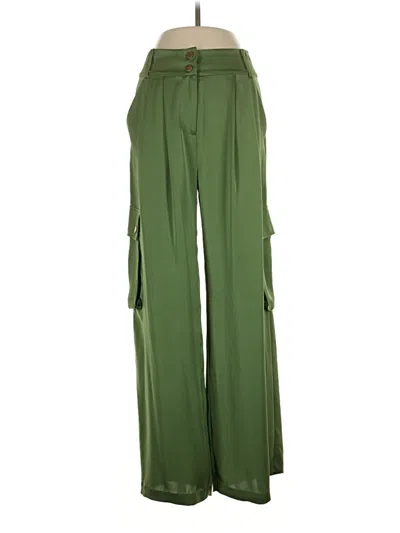 Pre-owned Ramy Brook Cargo Pants In Green