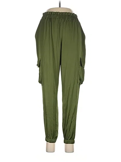 Pre-owned Ramy Brook Cargo Pants In Green
