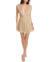 Ramy Brook Carly Mini Dress In Beige