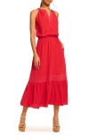 Ramy Brook Carmen Tiered Sleeveless Midi Dress
