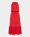 Ramy Brook Carmen Tiered Sleeveless Midi Dress