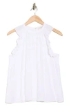 Ramy Brook Carmi Flutter Sleeve Tank In Ivory