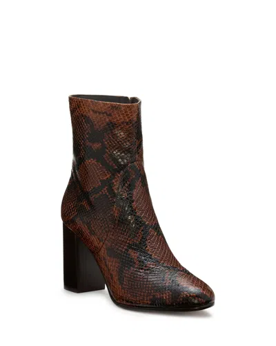 Ramy Brook Caro Heeled Ankle Boots In Brown