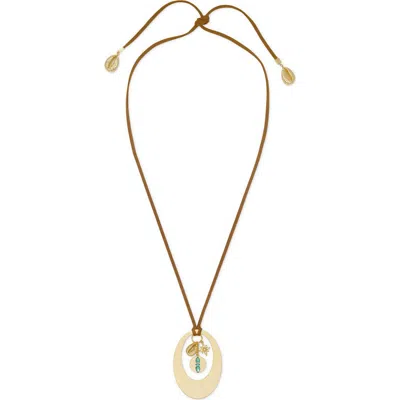 Ramy Brook Casie Pendant Necklace In Black