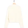 Ramy Brook Cassidy Mock Neck Wool Sweater In Neutral