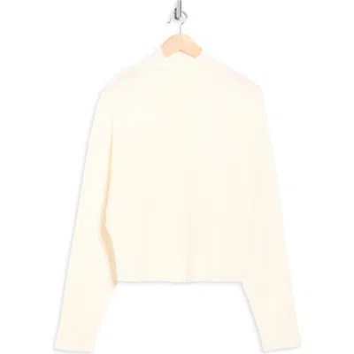 Ramy Brook Cassidy Mock Neck Wool Sweater In Neutral