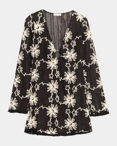 Ramy Brook Cassie Floral Mini Dress Coverup In Multi