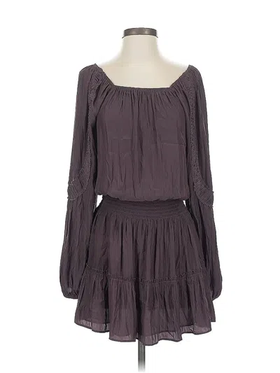 Pre-owned Ramy Brook Casual Dress In Burgundy