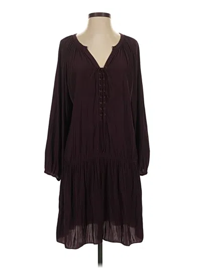 Pre-owned Ramy Brook Casual Dress In Burgundy