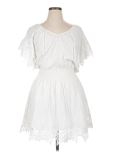 Pre-owned Ramy Brook Casual Dress In White