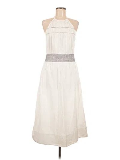 Pre-owned Ramy Brook Casual Dress In White