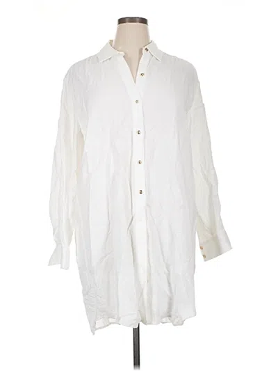 Pre-owned Ramy Brook Casual Dress In White