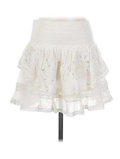 Pre-owned Ramy Brook Casual Skirt In Ivory