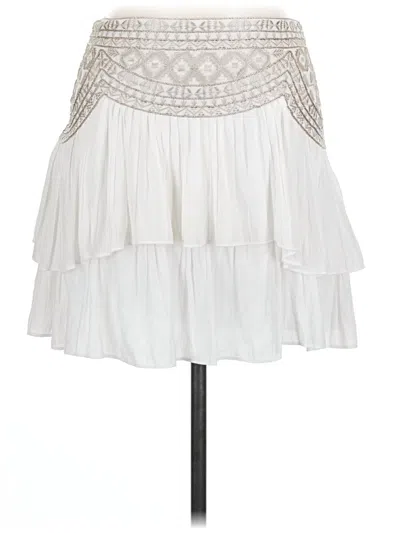 Pre-owned Ramy Brook Casual Skirt In White