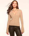 Ramy Brook Cathy Cashmere Cardigan Sweater In Neutral