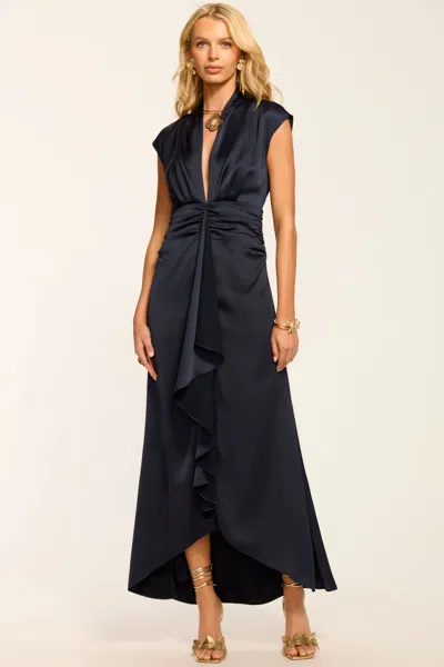 Ramy Brook Catrin Gown In Blue
