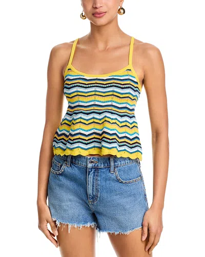 Ramy Brook Cecelia Pointelle Knit Tank In Multi