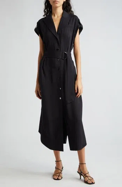Ramy Brook Celia Belted Midi Dress In Black