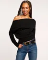 Ramy Brook Chance One-shoulder Sweater In Black