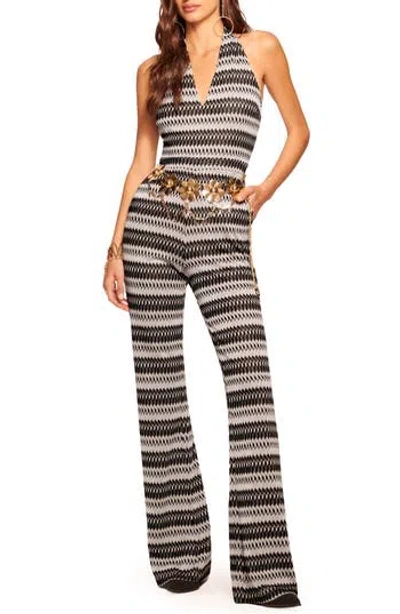 Ramy Brook Chandler Halter Neck Jumpsuit In Multi