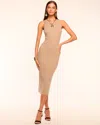 Ramy Brook Charlotte Cashmere Midi Dress In Brown