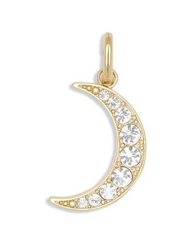 Ramy Brook Charms Pave Crescent Moon Charm In Neutral
