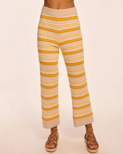 Ramy Brook Cher Knit Cropped Pant In Orange