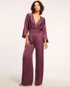 Ramy Brook Cheri Wide Leg Jumpsuit In Pinot Noir
