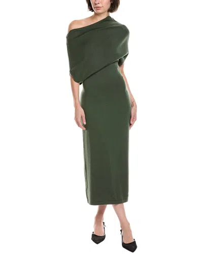 Ramy Brook Chet Wool Maxi Dress In Green