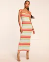 Ramy Brook Cheval Striped Midi Dress In Lily Stripe