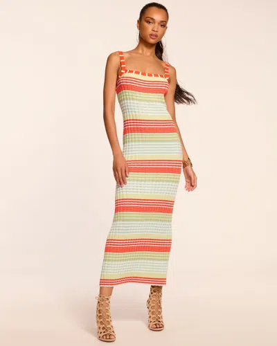 RAMY BROOK CHEVAL SLEEVELESS KNIT MIDI DRESS