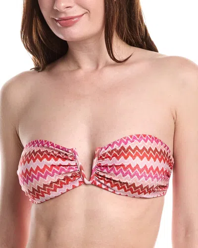 RAMY BROOK RAMY BROOK CHEVRON JAEDYN BIKINI TOP