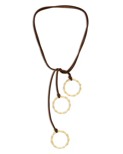 Ramy Brook Chiara Wrap Necklace, 28.35 In Black