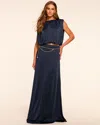 Ramy Brook Chris Jersey Maxi Skirt In Blue