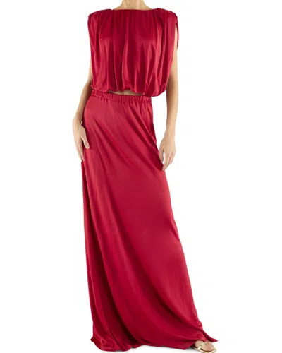 Ramy Brook Chris Skirt In Scarlet Red