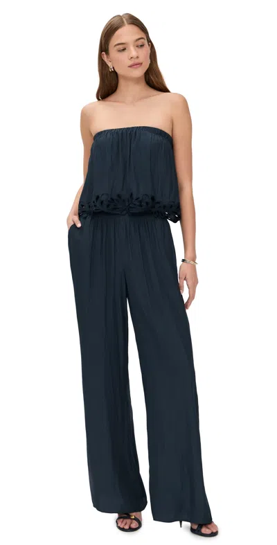 Ramy Brook Christiana Jumpsuit Navy In Blue