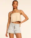 Ramy Brook Cindy Denim Mini Short