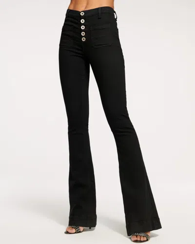 Ramy Brook Cindy High-rise Flare Jean In Black