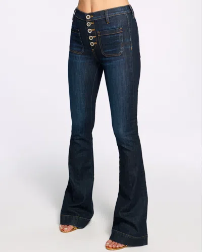 Ramy Brook Cindy High-rise Flare Jean In Dark Rinse
