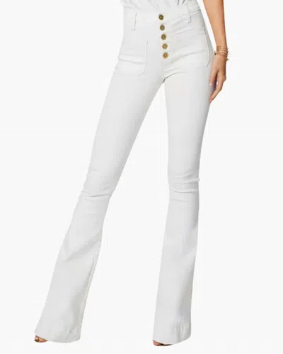 Ramy Brook Cindy High Rise Flare Jean In White