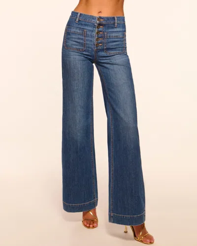 Ramy Brook Cindy High-rise Flare Jean In Medium Wash
