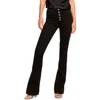Ramy Brook Cindy High-rise Flare-leg Jeans In Dark Wash In Black