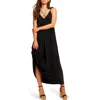 Ramy Brook Clara Jersey V-neck Maxi Dress In Black